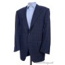 BIJAN Recent Blue Check 100% CASHMERE Blazer Sport Coat Jacket - BESPOKE 40 R