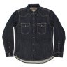 SOLD --- IHSH-76 : FS/FT - Iron Heart Indigo 17oz Selvedge Denim Shacket, Medium (fit S)