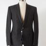 SOLD - RLPL pinstripe linen wool suit US 40R