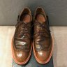 Paul Smith Burnished Tan Wingtip Shoes - Size 9.5 US SOLD!