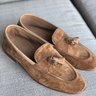 SOLD!!! NEW Edward Green Portland Loafer - Mace Baby Calf Suede - UK8E