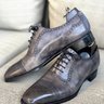 SOLD!! Gaziano & Girling St. James II Pearl Grey Patina - MH71 UK8.5E