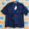 [SOLD] Robert Geller SS16 BNWT Breezy Pierre Shirt in Blue - Size 48 (M)