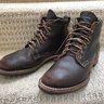**SOLD** Viberg x SF: Brown Waxed Flesh Service Boots – 7.5