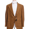 Sartoria Partenopea 46R Brown Multi Color Textured 3-Roll-2 Wool Sportcoat