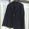 SOLD - Kaptain Sunshine - Field Wrap Jacket - Navy 100% Wool Flannel - Sz 40