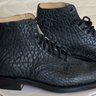 SOLD Epaulet Calgary Boots Black Bullhide NIB sz 8