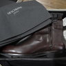 SOLD! NIB Heschung Rider Brown Pebble Grain Side Zip Boots Size 9 UK 9.5 US $795