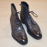 SOLD Edward Green Navy Utah Leather Galway Boots -- 7.5/8E on the 82 Last