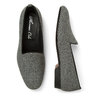 PHINEAS COLE BLACK/WHITE HOUNDSTOOTH CHECK WOOL EVENING SLIPPER