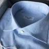 Price Drop: $500 NWT Cesare Attolini Light Blue Superfine Poplin Handmade Dress Shirt 15.75 (40 EU)