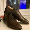 Dark brown Moschino Oxford shoes