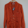 SOLD | Inis Meain Linen Pub Jacket - Orange, size small