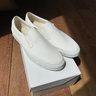 SOLD - Asahi (Made in Japan) - White Ventile Slip On Sneaker - JP29/US 11-12