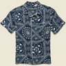NWT Levi’s Made & Crafted Blue Bandana Pajama Shirt - Size XS Men’s $188 Retail