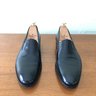 Carmina Navy Shell Cordovan Loafer / Slipper - 8.5US, 7.5UK