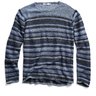 Inis Meain - 100% Linen - Striped Sweater - Roll Neck - Size Large