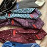 SOLD-Lot of superb ties-Polo, Drakes and Isaia 7 Fold Tie Lot!!! Wool, silk