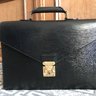 Sold Louis Vuitton Black Epi Leather Ambassador Briefcase