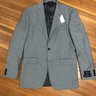 NWT Saks Black Label Solid Grey Suit 40L