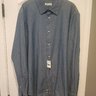 Piattelli for Barneys Denim Dress Shirt XXL (fits like an XL)