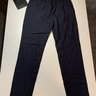 Only One Wash - De Bonne Facture - Belgian Brushed Linen Relaxed Trousers - Navy - Size 48