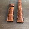 Vacheron Constantin Honey Brown Alligator Leather Watch Strap