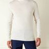 N. Peal Ivory Cashmere Rollneck