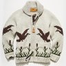 NWT Todd Snyder X Canadian Sweater Company Canada Duck Cream Cardigan-Medium
