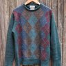Vintage Paul Stuart Shetland wool argyle sweater