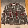 SOLD - Bode marled brownish gray pullover cabled plaid pattern