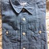 * SOLD * Engineered Garments "Chambray" Workshirt Size Large, BNWT