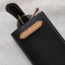 Calfskin & crocodile glasses case