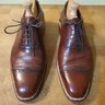 Vass Dark Cognac Calf Custom G oyser Welt (Norvegese)