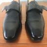 Carmina Black Monk Strap 7.5 UK / 8.5 US