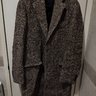 Eidos Napoli Brown Donegal Herringbone virgin wool coat (SOLD)