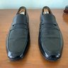 Santoni Black Loafer 8.5 US