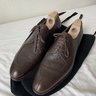 Saint Crispin's for Drake's Brown Leather Split-toe Derby, size 12 (UK) - w/ lasted shoe trees