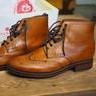 Grenson Sharp Brogue Boot Boots, 9.5E US / 8.5G UK