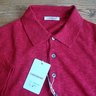 !SOLD! NWT Fully-Fashioned S/S Open Knit Polo; EU48