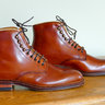 SOLD Meermin Cognac Cordovan PT Boots BNIB