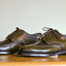 SOLD C&J Peal & Co. Brown Cordovan Wingtips