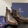 SOLD UK10.5 Benzein Horween Olive Waxed Flesh Chelsea Boots