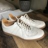 *sold* Epaulet GAT Ghost White Leather Shoes