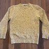 Inis Meain 100% Merino Yellow Donegal Crewneck Size S