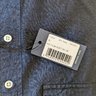 [SOLD] Drake's Navy Textured Cotton Work-Shirt - 15/38 - NWT