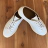 George Cleverley Jack White Calf Sneakers (Size UK8)
