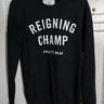 Reigning Champ Logo Sweatshirt - Brand New - Black - S, XL, XXL