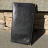 ** $50 PRICE DROP ON 3/3 **  Vintage Dunhill English Made Black Leather Long Wallet