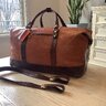 【Sold】NWT Marino Orlandi Huge Leather Duffle Travel Weekender Bag Italy New With Tag